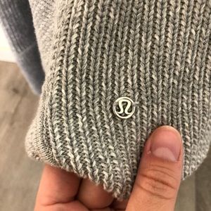 Lululemon wrap sweater, size 6, heavy knit